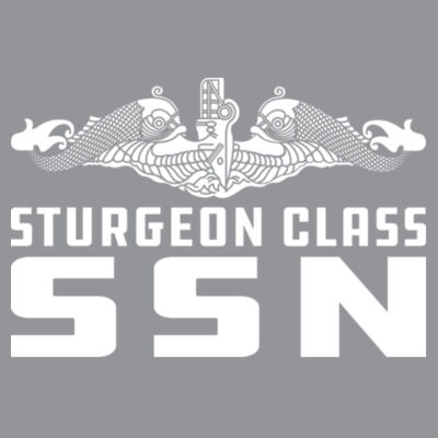 Sturgeon Class Attack Submarine - Champion Adult Reverse Weave® 12 oz. Crew Design