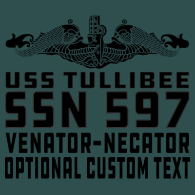 USS Tullibee (SSN-597) - Light Youth/Adult Ultra Performance Active Lifestyle T Shirt - Unisex Poly-Rich Long Sleeve Tee Design