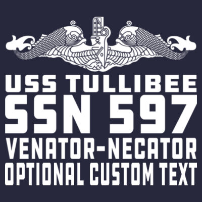 USS Tullibee (SSN-597) - Ladies' Triblend Short Sleeve T-Shirt Design