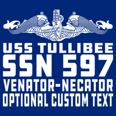 USS Tullibee (SSN-597) - Unisex CVC Crew Design