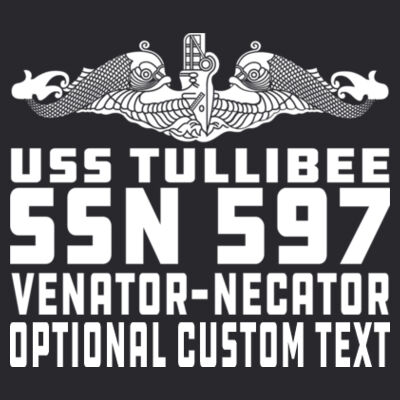 USS Tullibee (SSN-597) - Men's Triblend Crew Design