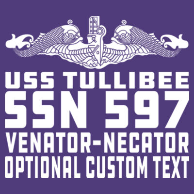 USS Tullibee (SSN-597) - Ladies' CVC T-Shirt Design