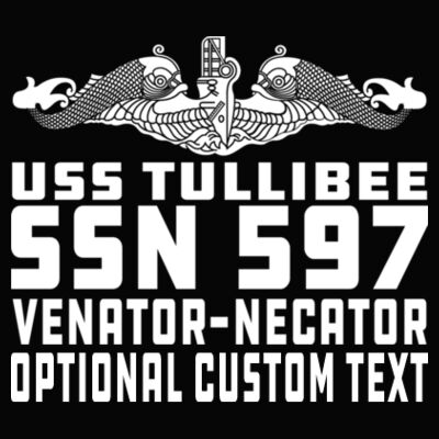 USS Tullibee (SSN-597) - Adult PCH Pullover Hoody Design