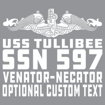 USS Tullibee (SSN-597) - Champion Adult Reverse Weave® 12 oz. Crew Design