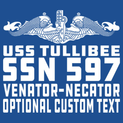 USS Tullibee (SSN-597) - Adult Heavy Blend™ Adult 8 oz., 50/50 Full-Zip Hood (S) Design