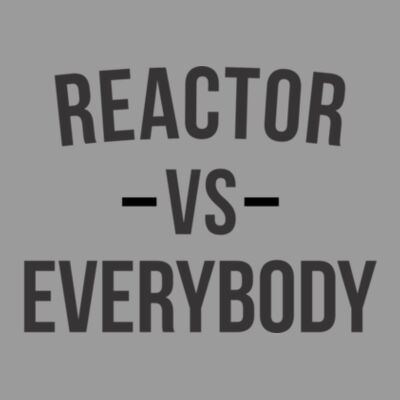 Reactor vs Everybody - Bella Ladies' Flowy Racerback Tank (S) Design