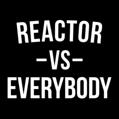 Reactor vs Everybody - Triblend Short Sleeve T-Shirt - Ladies' Flowy Scoop Muscle Tank - Dark Design