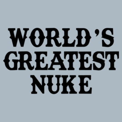 World's Greatest Nuke - JAmerica Unisex Poly Fleece Striped Pullover Hoodie Design