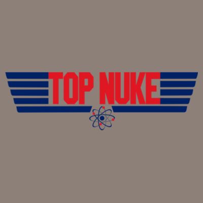 Top Nuke - Unisex Tri-Blend Three-Quarter Sleeve Baseball Raglan Tee Design