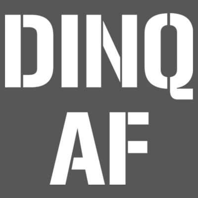 DINQ AF - Triblend V-Neck T-Shirt Design