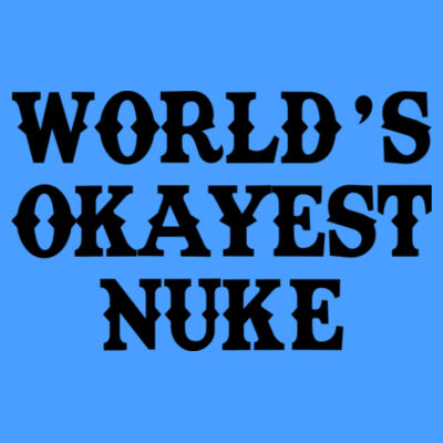 World's Okayest Nuke - Ladies' Flowy V-Neck Tank Design