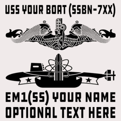 Custom: Ohio Class Ballistic Submarine - Bella Flowy Scoop Muscle Tank (S) Design