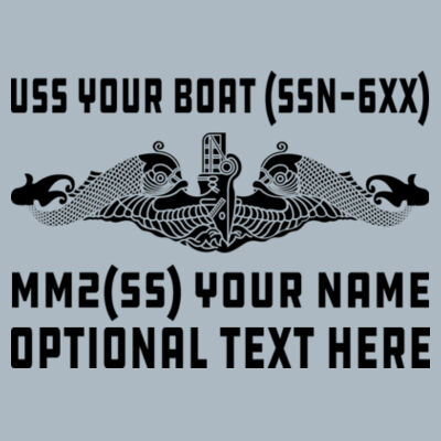Custom: Los Angeles Class Attack Submarine - Light Youth/Adult Ultra Performance Active Lifestyle T  - JAmerica Unisex Poly Fleece Striped Pullover Hoodie Design
