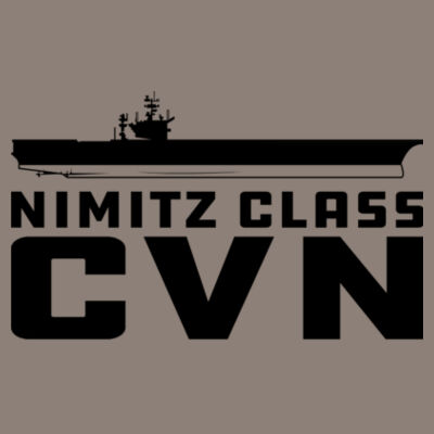 Nimitz Class Aircraft Carrier (Carrier) - (S) Unisex Tri-Blend Three-Quarter Sleeve Baseball Raglan Tee Design