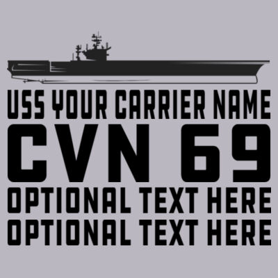 Custom: Nimitz Class Aircraft Carrier (Carrier) - Light Long Sleeve Ultra Performance Active Lifestyle T Shirt Design