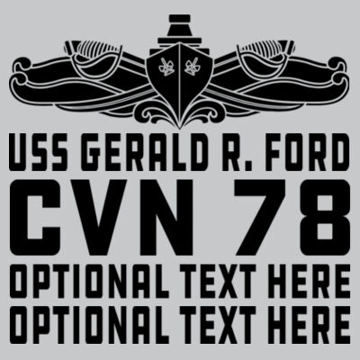 Custom: Ford Class Aircraft Carrier (SW) - Light Youth/Adult Ultra Performance Active Lifestyle T Shirt Design