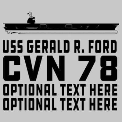 Custom: Ford Class Aircraft Carrier (Carrier) - Light Youth/Adult Ultra Performance Active Lifestyle T Shirt Design