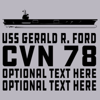 Custom: Ford Class Aircraft Carrier (Carrier) - Light Long Sleeve Ultra Performance Active Lifestyle T Shirt Design