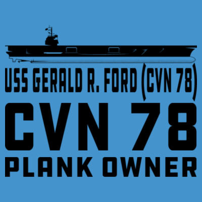 Custom: Ford Class Aircraft Carrier (Carrier) - Adult Softstyle® 4.5 oz. Heather Color T-Shirt (S) Design