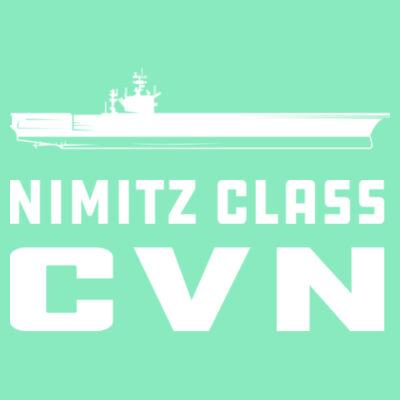 Nimitz Class Aircraft Carrier (Carrier) - Ladies' Flowy Racerback Tank - Dark Design