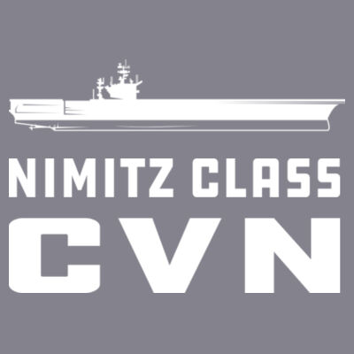 Nimitz Class Aircraft Carrier (Carrier) - Men's Triblend Long-Sleeve Henley Design
