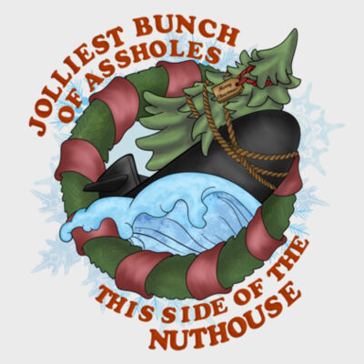 Submariners - Jolliest Bunch of Assholes this side of the Nuthouse - Light Long Sleeve Ultra Performance Active Lifestyle T Shirt Design