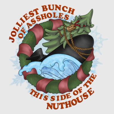 Submariners - Jolliest Bunch of Assholes this side of the Nuthouse - Adult 3/4-Sleeve Baseball Jersey (S) Design