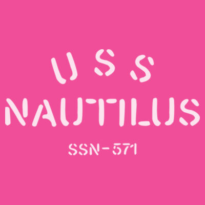 USS Nautilus - Underway on Nuclear Power - Ladies' Lightweight Long-Sleeve Hooded T-Shirt Design