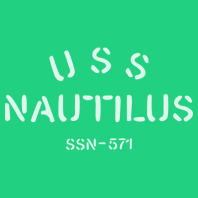 USS Nautilus - Underway on Nuclear Power - Men's Triblend V Neck Design