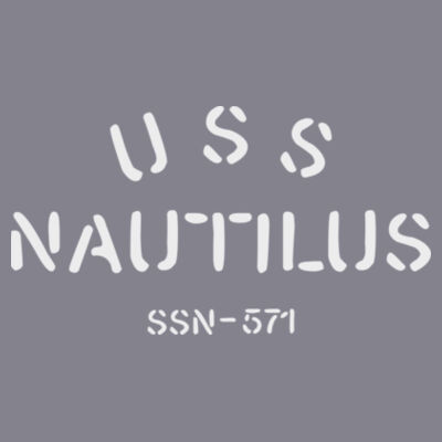 USS Nautilus - Underway on Nuclear Power - Men's Triblend Long-Sleeve Henley Design