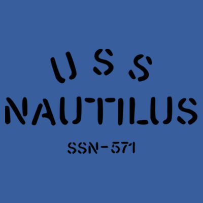 USS Nautilus - Underway on Nuclear Power - (S) Adult 5.5 oz Cotton Poly (35/65) T-Shirt Design