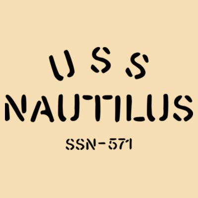USS Nautilus - Underway on Nuclear Power - Natural Wood Benelux Christmas Ornament Design