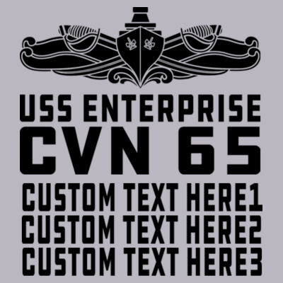 Personalized USS Enterprise with Original Island (SW) - Light Ladies Ultra Performance Active Lifestyle T Shirt Design
