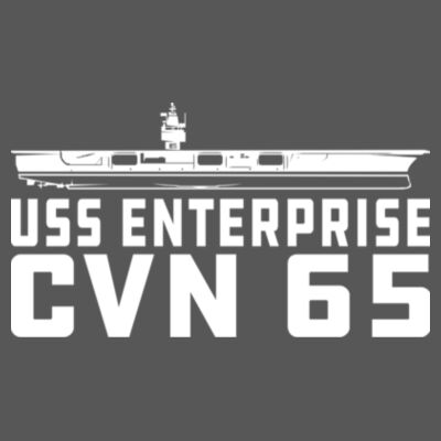 USS Enterprise Original Island - Carrier - Triblend V-Neck T-Shirt Design
