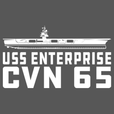 USS Enterprise with '82-2012 Island - Triblend V-Neck T-Shirt Design