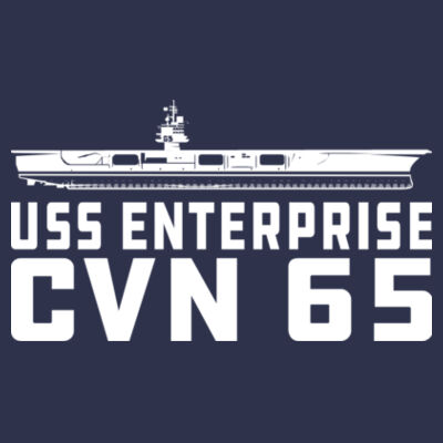 USS Enterprise with '82-2012 Island - DryBlend™ Pullover Unisex Hooded Sweatshirt Design