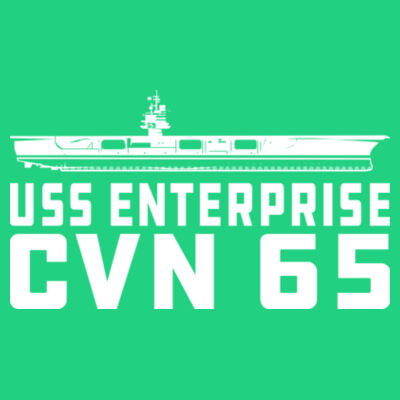 USS Enterprise with '82-2012 Island - Men's Triblend V Neck Design