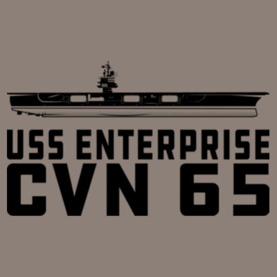 USS Enterprise with '82-2012 Island - (S) Unisex Tri-Blend Three-Quarter Sleeve Baseball Raglan Tee Design