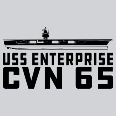 USS Enterprise Original Island - Adult Shadow Tonal Heather Short-Sleeve Training T-Shirt Design