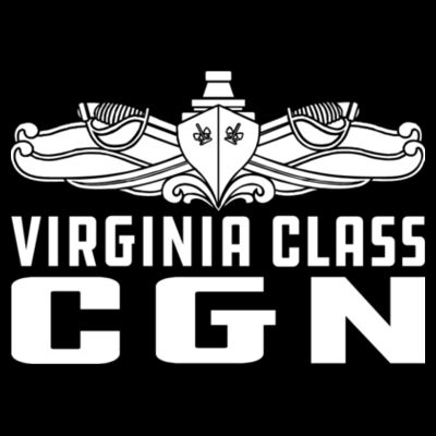 Virginia Class Cruiser (SW) - Ladies' Sueded V-Neck Hooded Sweatshirt Design