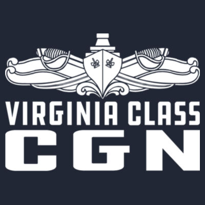 Virginia Class Cruiser (SW) - Men's Triblend Long-Sleeve Crew Design