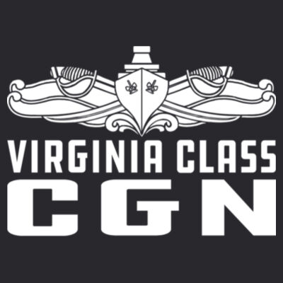 Virginia Class Cruiser (SW) - Men's Triblend Long-Sleeve Henley Design
