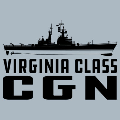 Virginia Class Cruiser - JAmerica Unisex Poly Fleece Striped Pullover Hoodie Design