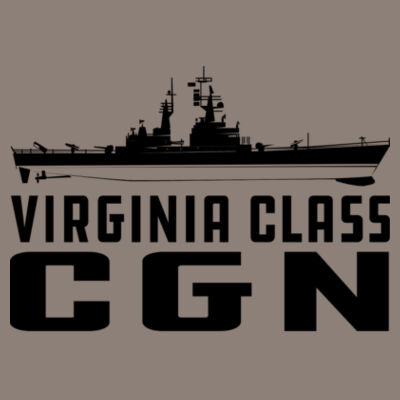 Virginia Class Cruiser - (S) Unisex Tri-Blend Three-Quarter Sleeve Baseball Raglan Tee Design