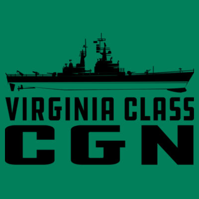Virginia Class Cruiser - Adult 5 oz. HD Cotton™ T-Shirt (S) Design
