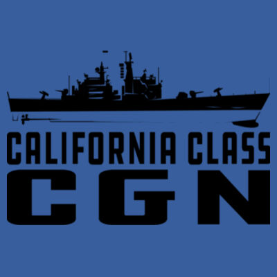 California Class Cruiser - (S) Adult 5.5 oz Cotton Poly (35/65) T-Shirt Design