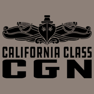 California Class Cruiser (SW) - (S) Unisex Tri-Blend Three-Quarter Sleeve Baseball Raglan Tee Design