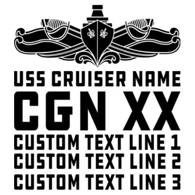 Personalized California Class Cruiser (SW) - Adult Colorblock Cosmic Pullover Hood (S)  Design