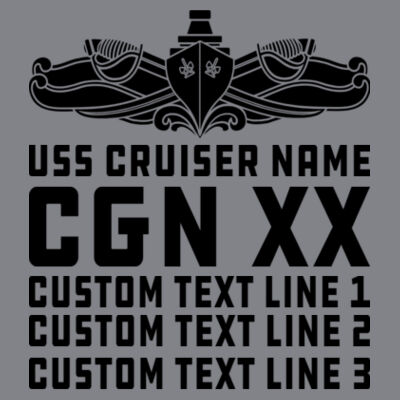 Personalized California Class Cruiser (SW) - (S) Kinergy Training Light Color Tee Design