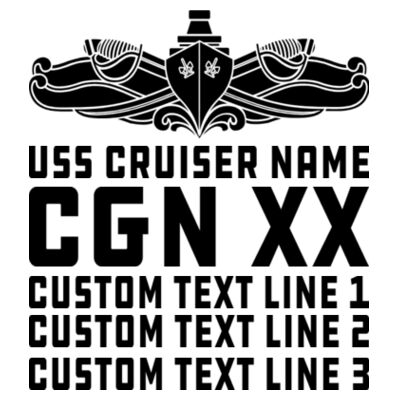 Personalized California Class Cruiser (SW) - Infant Polyester Bodysuit Onsie Design